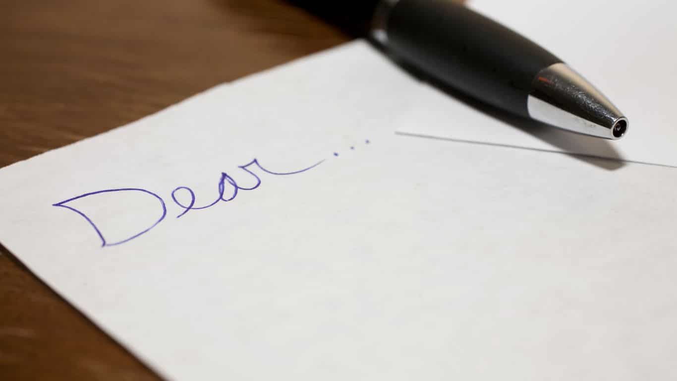 Dear teacher and school counsellor